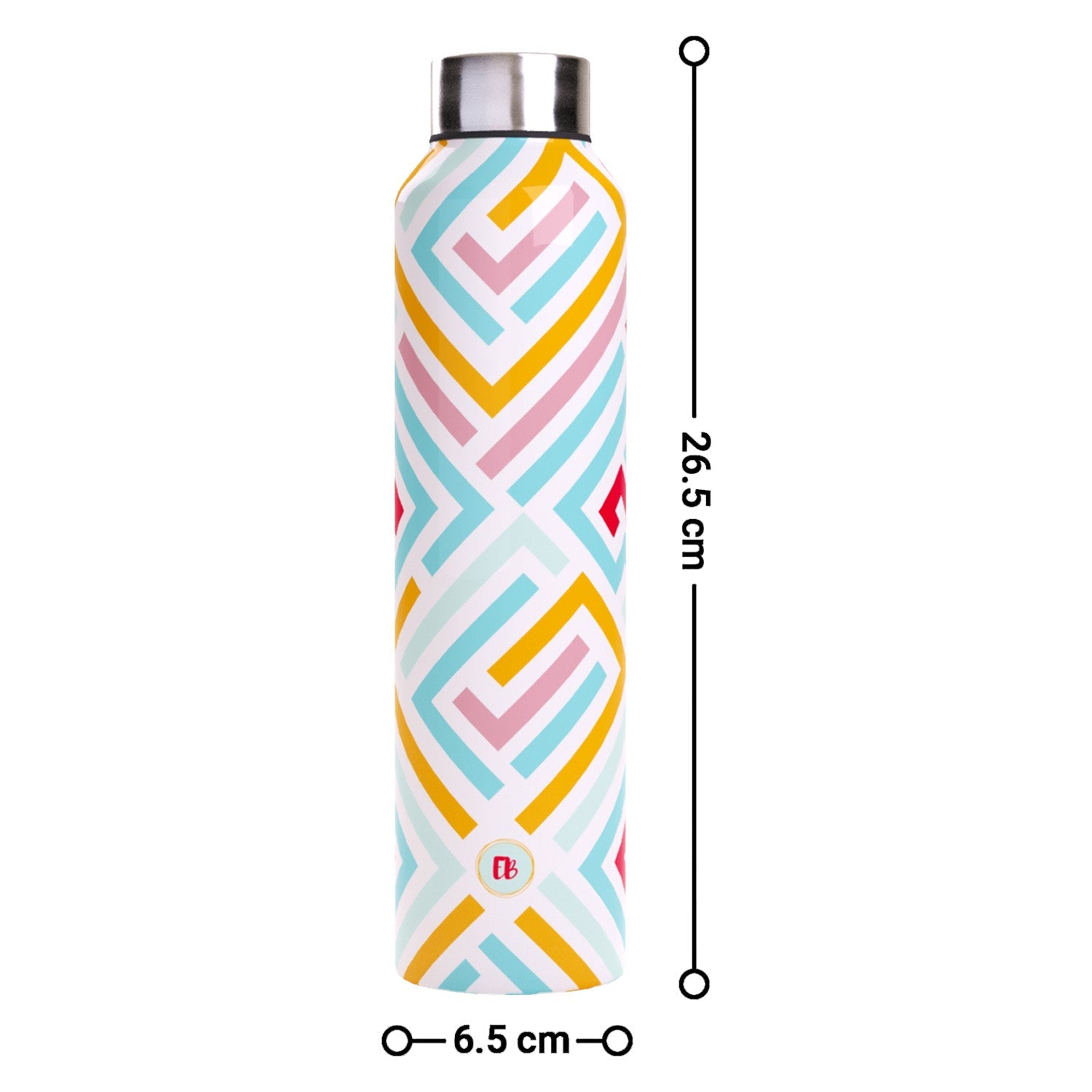 EB Everything Beautiful Steel Water bottle 1 litre #color_Modern Art #size_1L