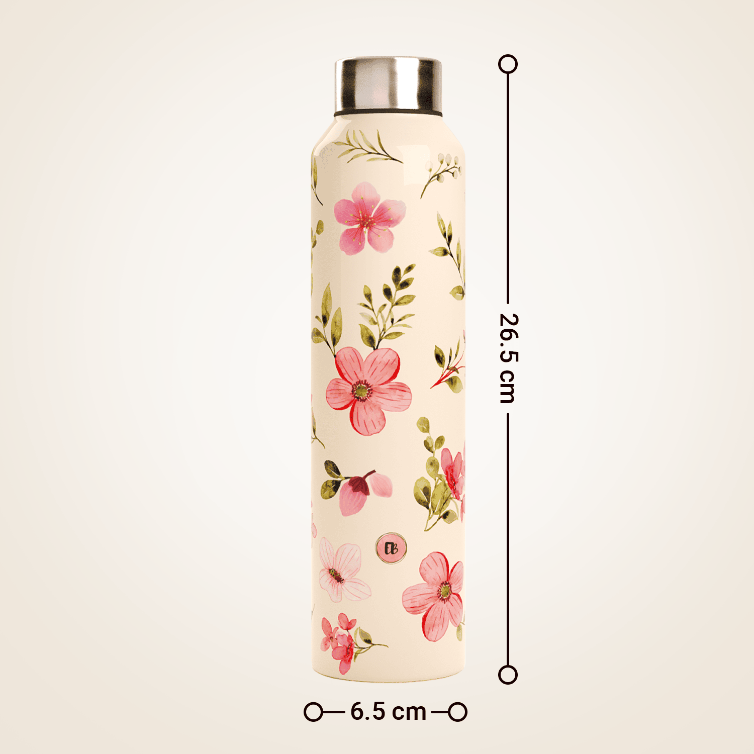 EB Everything Beautiful Steel Water bottle 1 litre #color_Funky Flower #size_1L