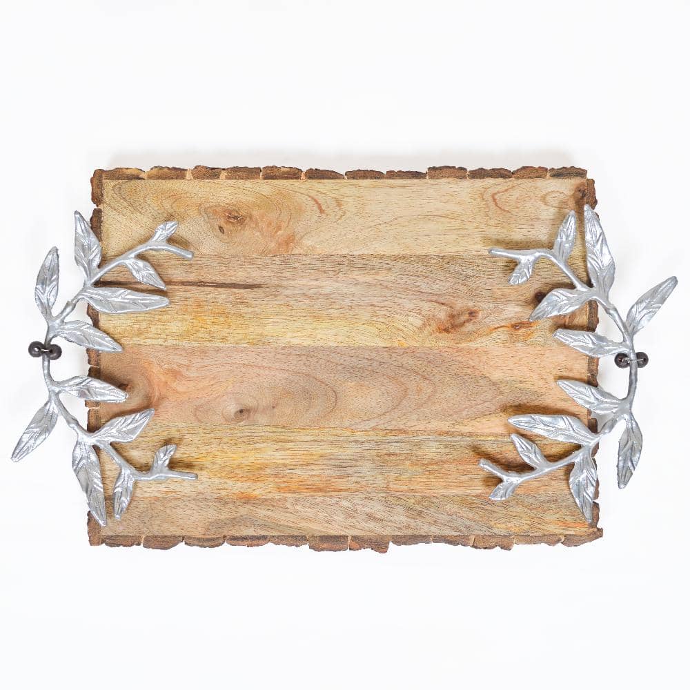 Natural Wooden Tray Rectangle