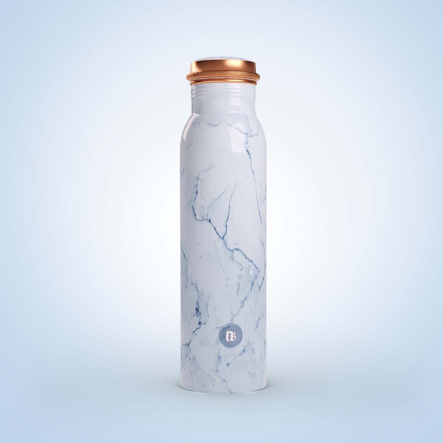 marble design copper bottle copper water bottle 1 litre printed copper bottle benfits of copper water #color_blue marble