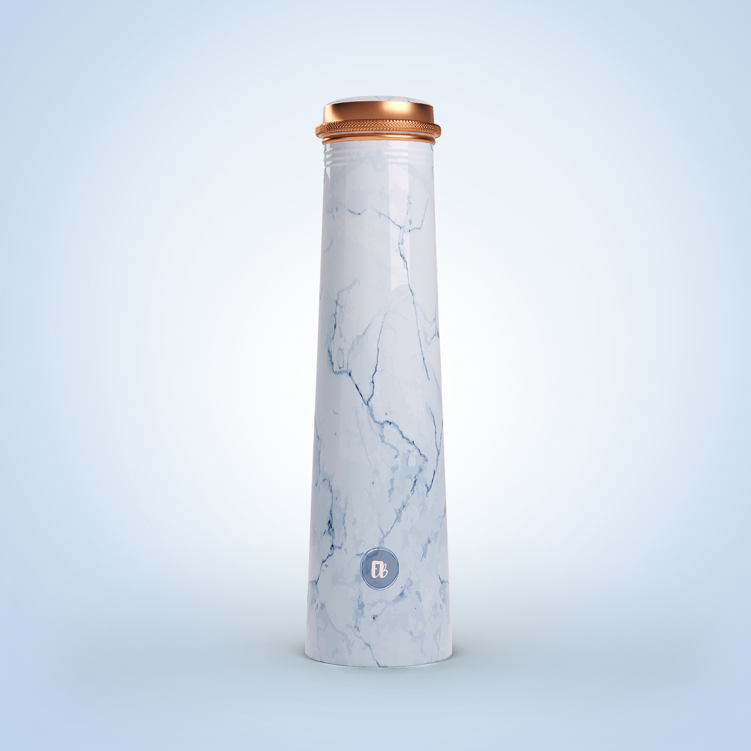 marble design copper bottle copper water bottle 750ml printed copper bottle benfits of copper water #color_blue marble