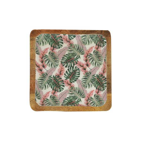 Tropical-Forest-Wooden-Square-Platter-Serving-Tray