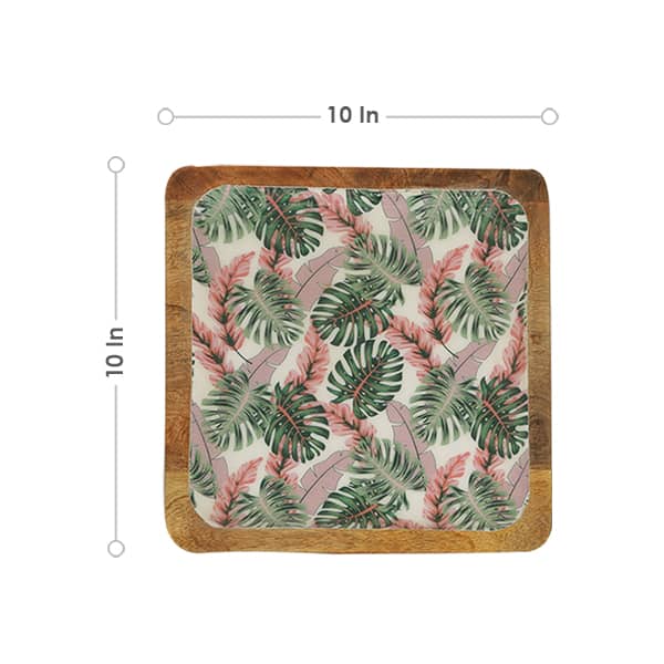 Tropical-Forest-Wooden-Square-Platter-Serving-Tray